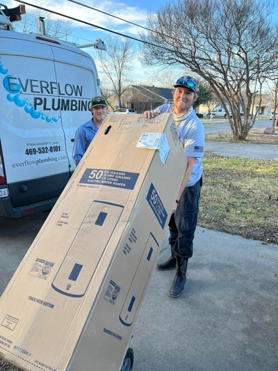 water heater install