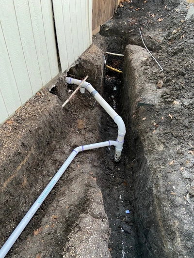 water line install